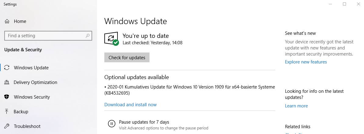 How to schedule downloads of Windows 10 updates?